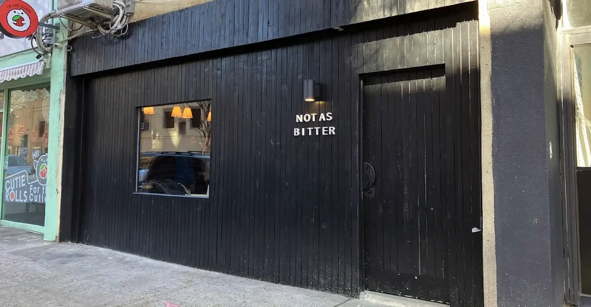 Not As Bitter specialty coffee shop in East Village, New York City
