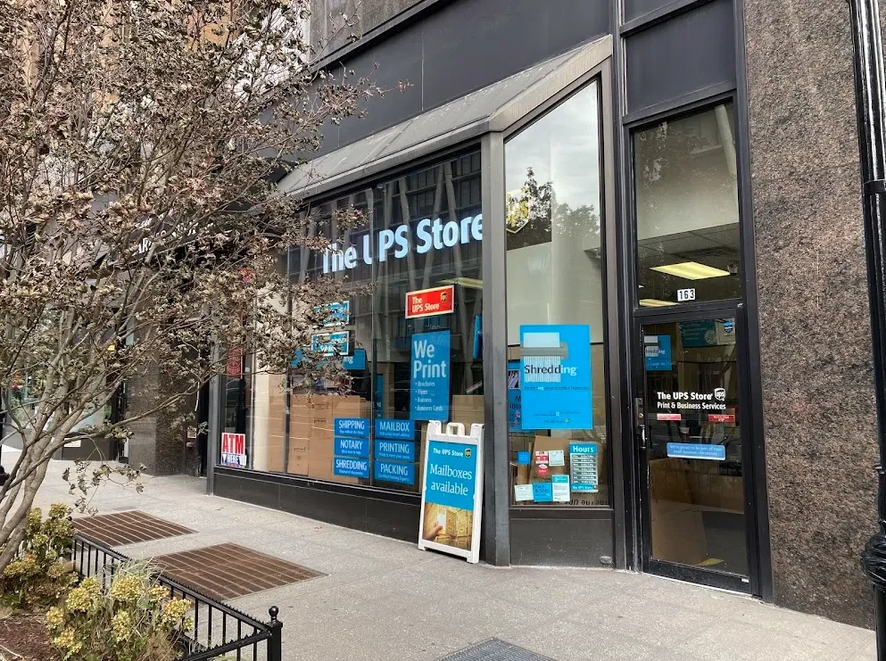 The UPS Store exterior on West 115th Street New York NY